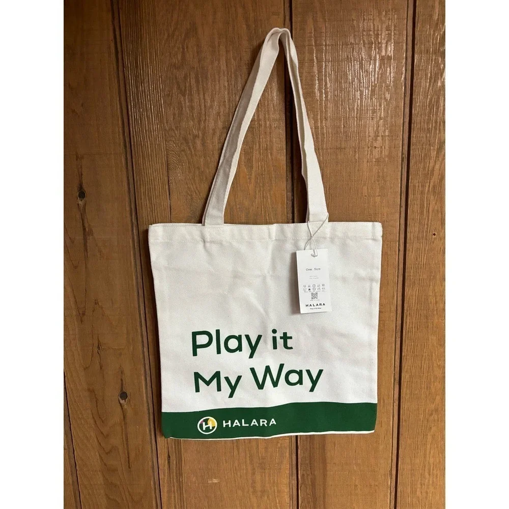 Halara Play it‎ My Way Canvas Tote Brand New With Tag